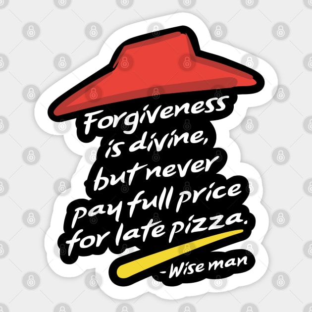 Forgiveness Is Divine Sticker by InsomniaStudios